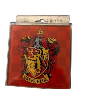 Wizarding World Harry Potter Hogwarts Houses Glass Coasters | Set of 4